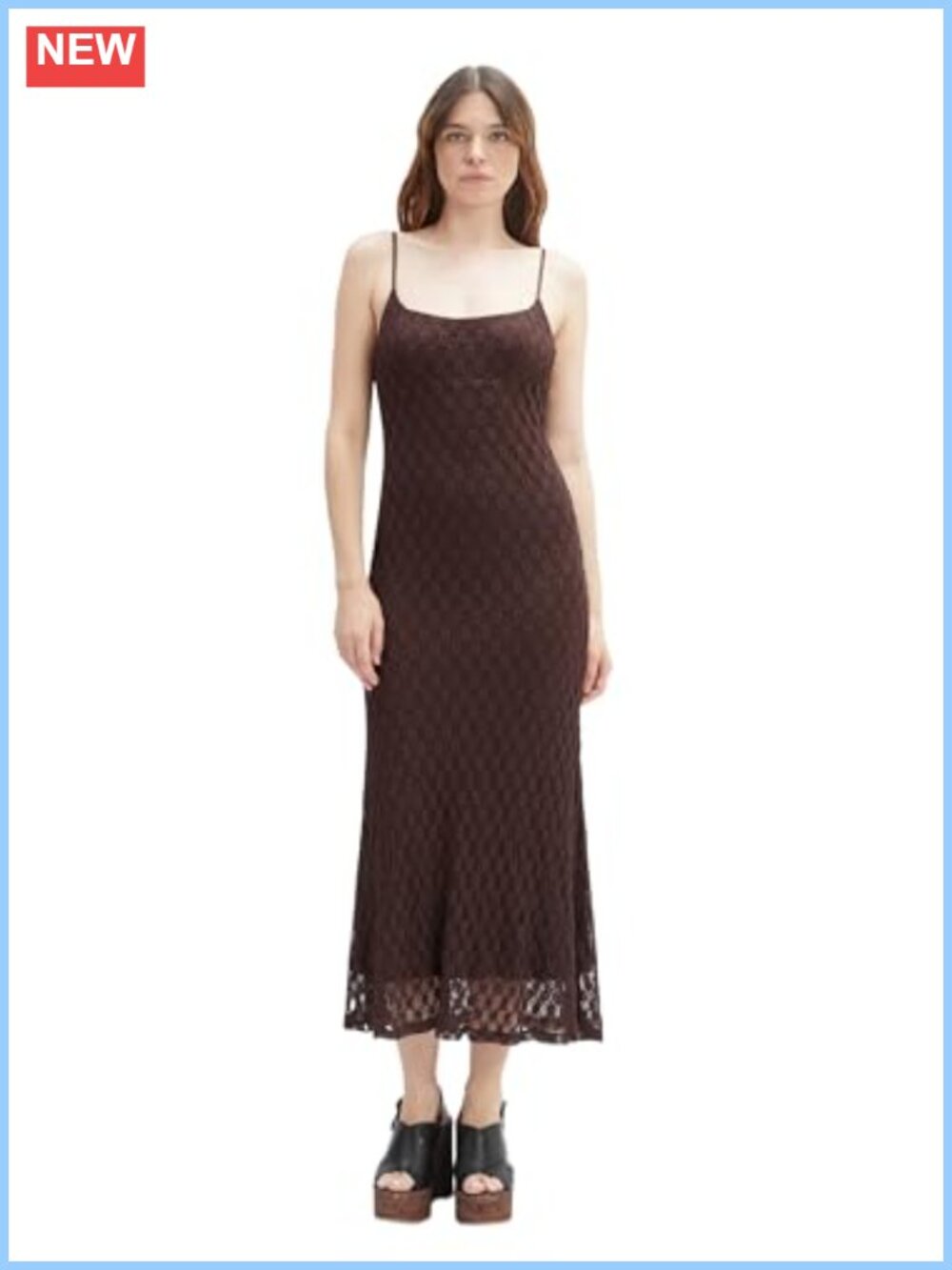 BARDOT Adoni Mesh Midi Dress Slip Style Adjustable Straps Party